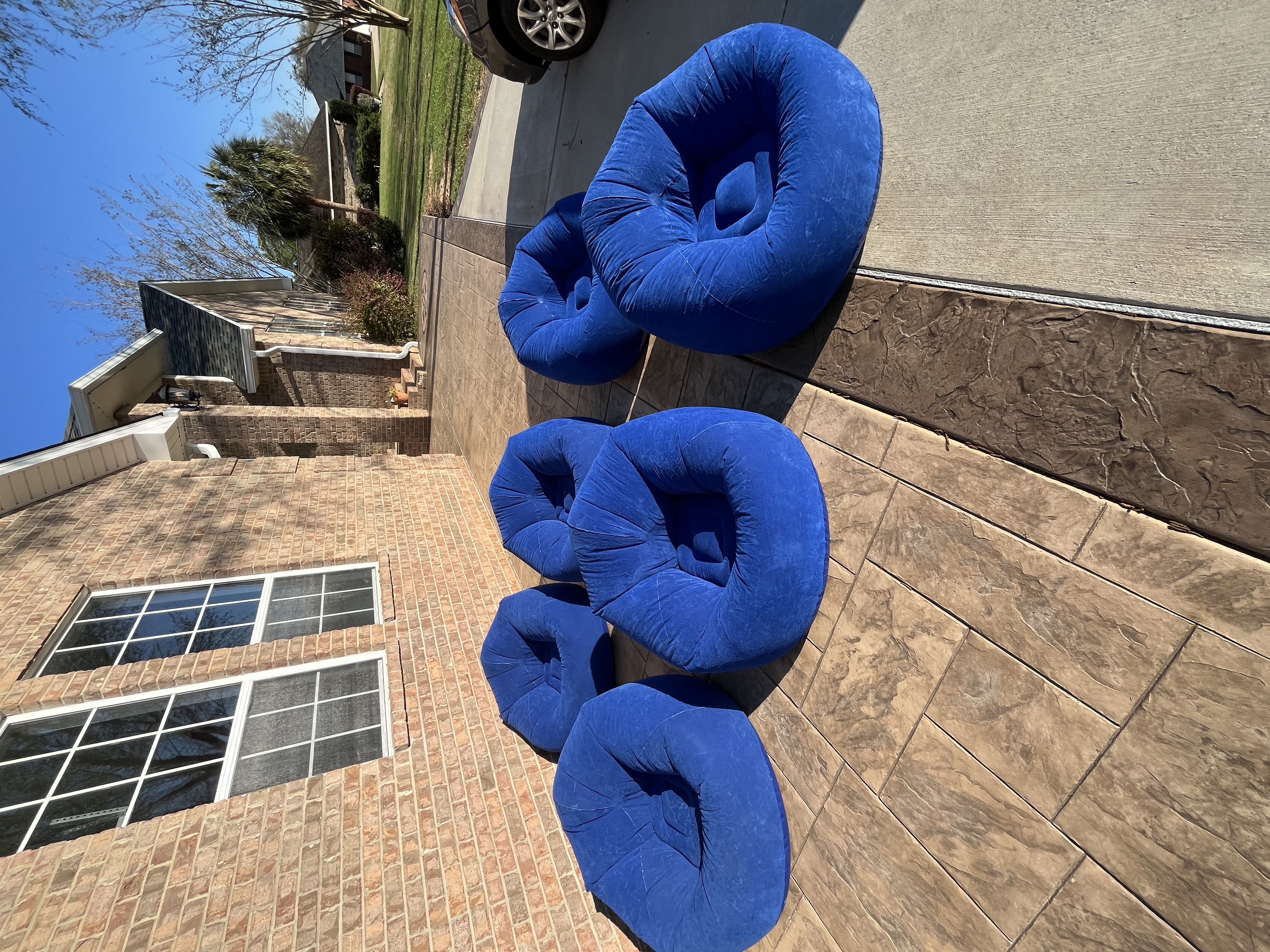 6 Inflatable Bean Bag Chairs Rental