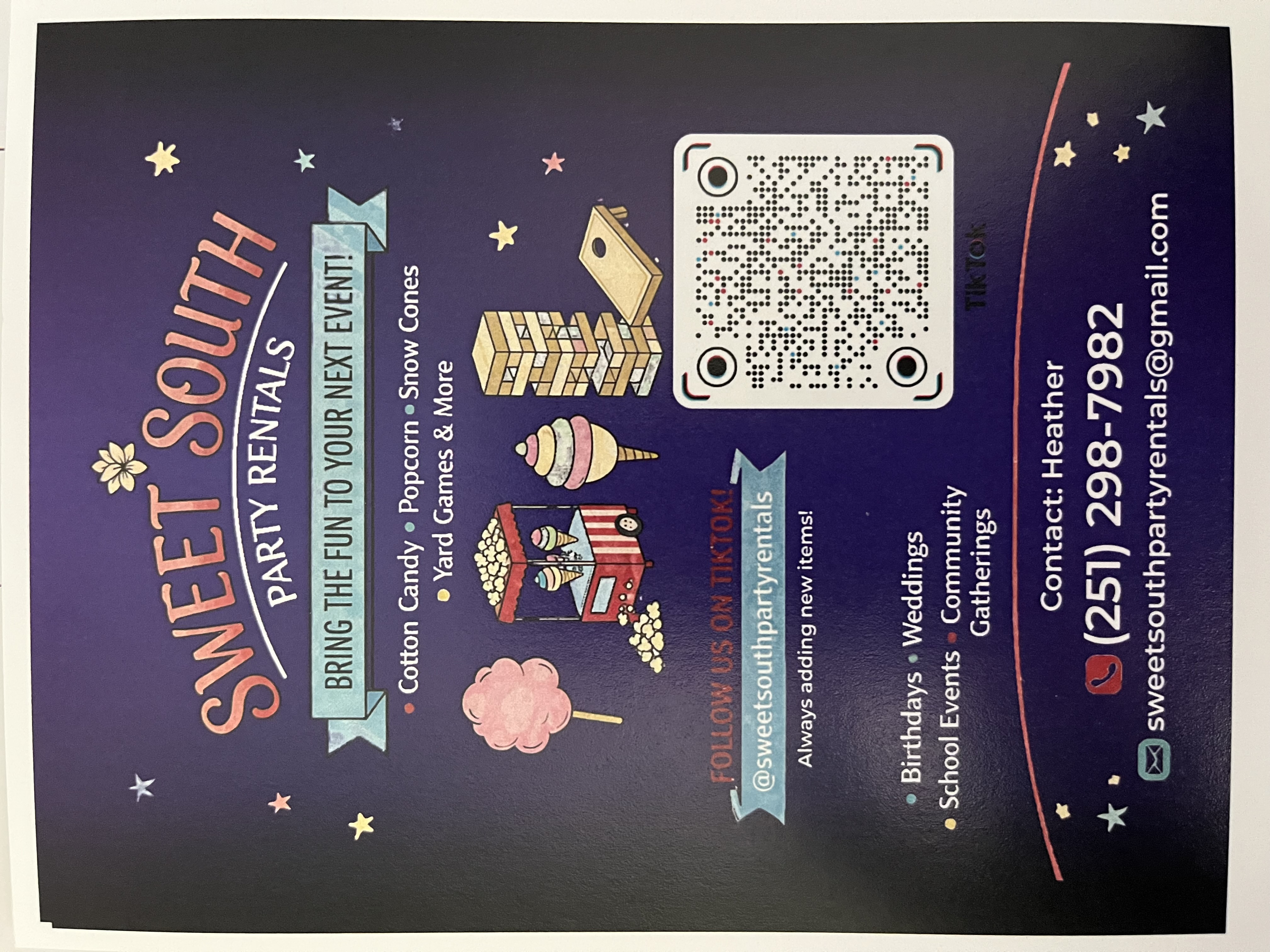 Sweet South Party Rentals Home